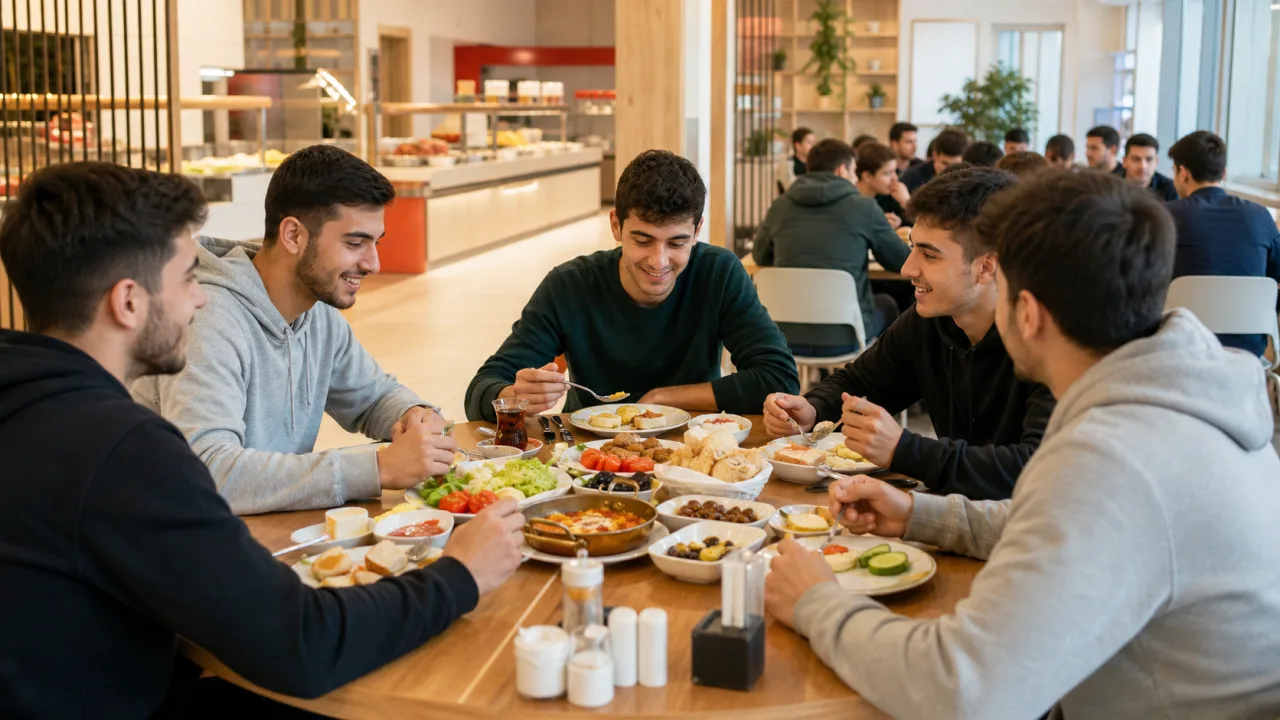Kahvaltı ve Akşam Yemeği Sunan Nazilli Erkek Öğrenci Yurdu