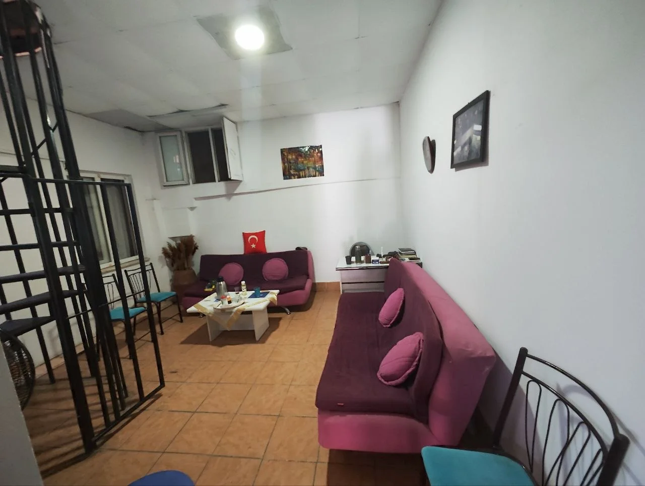 Nazilli Lider Erkek Öğrenci Yurdu öğrenci oturma ve dinlenme salonu